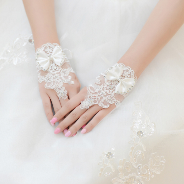 Wedding Gloves Short Secti..